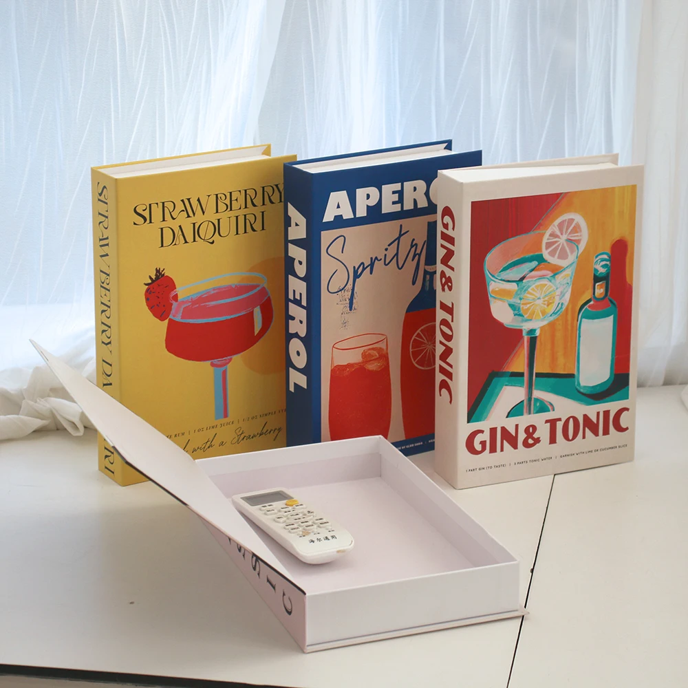 Fake Book Decoration Storage Box
