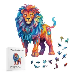 Lion Wooden Puzzle